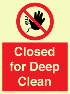 Closed for Deep Clean
